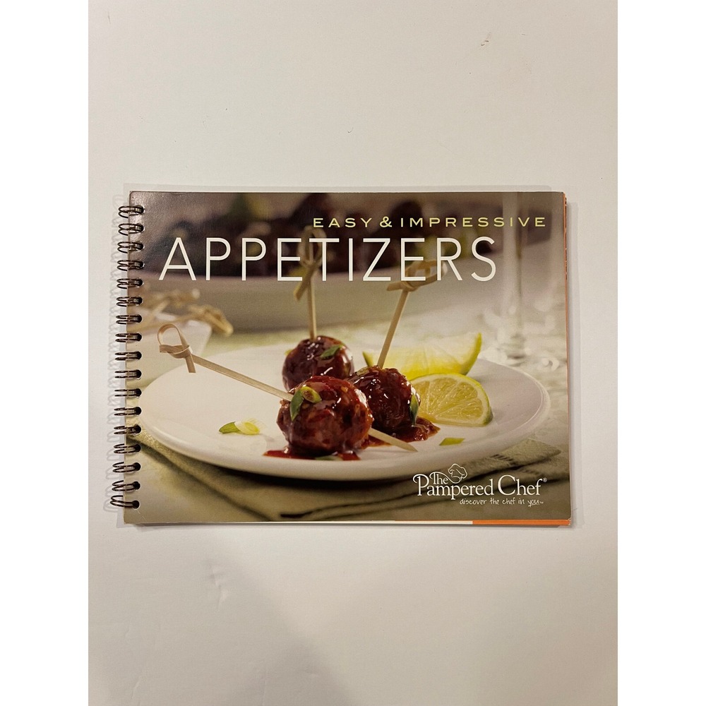The Pampered Chef Easy & Impressive Appetizers Cookbook Spiral Bound 2009 102441
